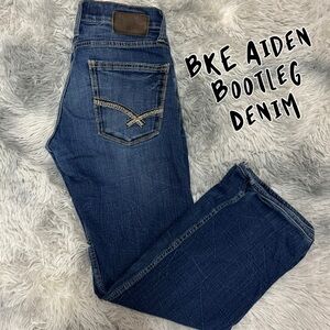 💰LAST CHANCE 💰BKE Aiden Bootleg Denim Jeans - Blue